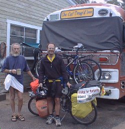 David Mattson, cross country biker.