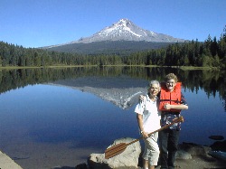 CJ and Ian ready for canoeing