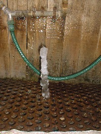 Stalagmicicle in the Desert Pete Shower