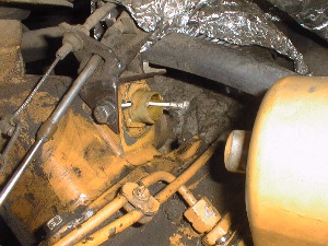 Holy Intake Manifold! The Q-Tip marks the spot.