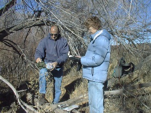 Fred & Char along The Rio Grande.