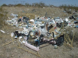 Family Trash at Saddle Mountain