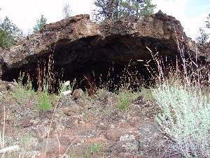 Lava Bubble Cave Shelter