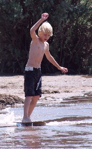 Body Surfing on the Sand Dunes!