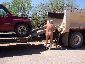 Loading Geo into Dump Truck
