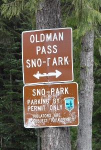 old man pass sign