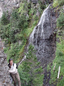 The D-D Spring is at the Top of this Waterfall