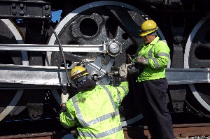Train Crew Grease Connecting Rods