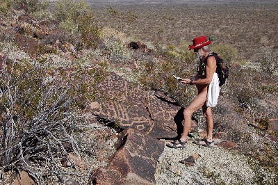 Starry Night Petroglyphs in the day time