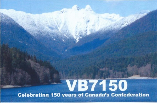 VB7150 QSL Card