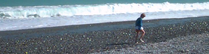 Boy on Agate Beach