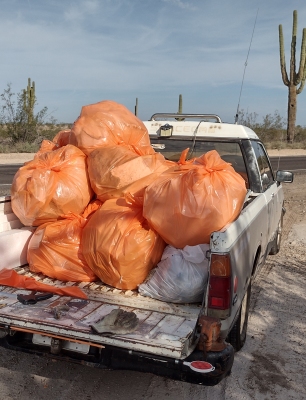 Truck load of trash