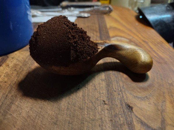 Coffee Noggin with 2 tbso fresh grounds