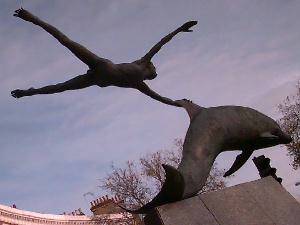 Boy and Dolphin, London