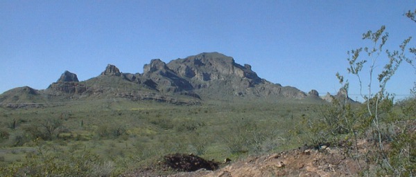 Saddle Mountain from the northeast.