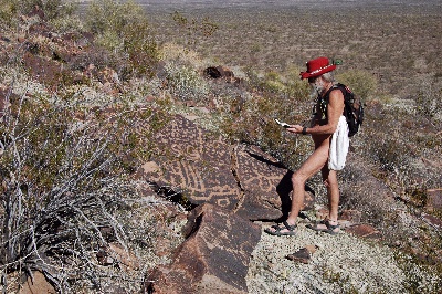 Starry Night Petroglyphs in the day time