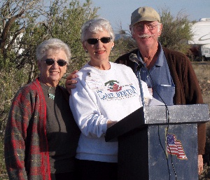 Virginia, ---, &
              Cliff at the podium