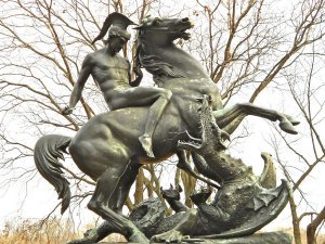 St George was a naturist!