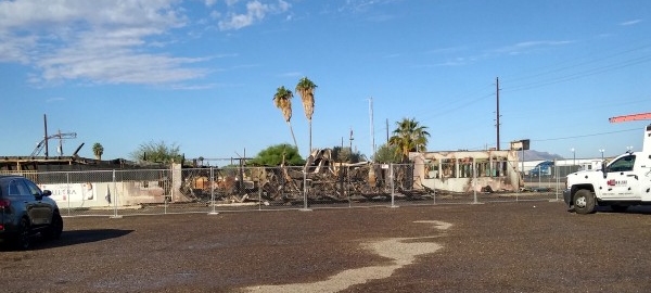 Oscar's Restaurant Burned