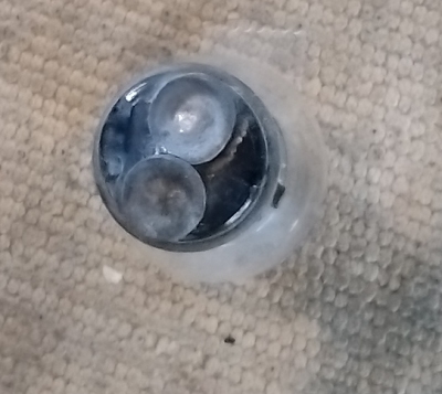 Base of 1157 brake/tail light bulb