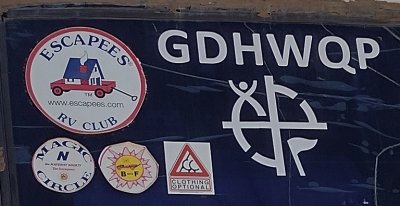 Geocache TravelBug ID on CDI Rear Window