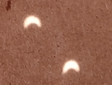 Eclipse
                  Viewed With Pinhole Camera
